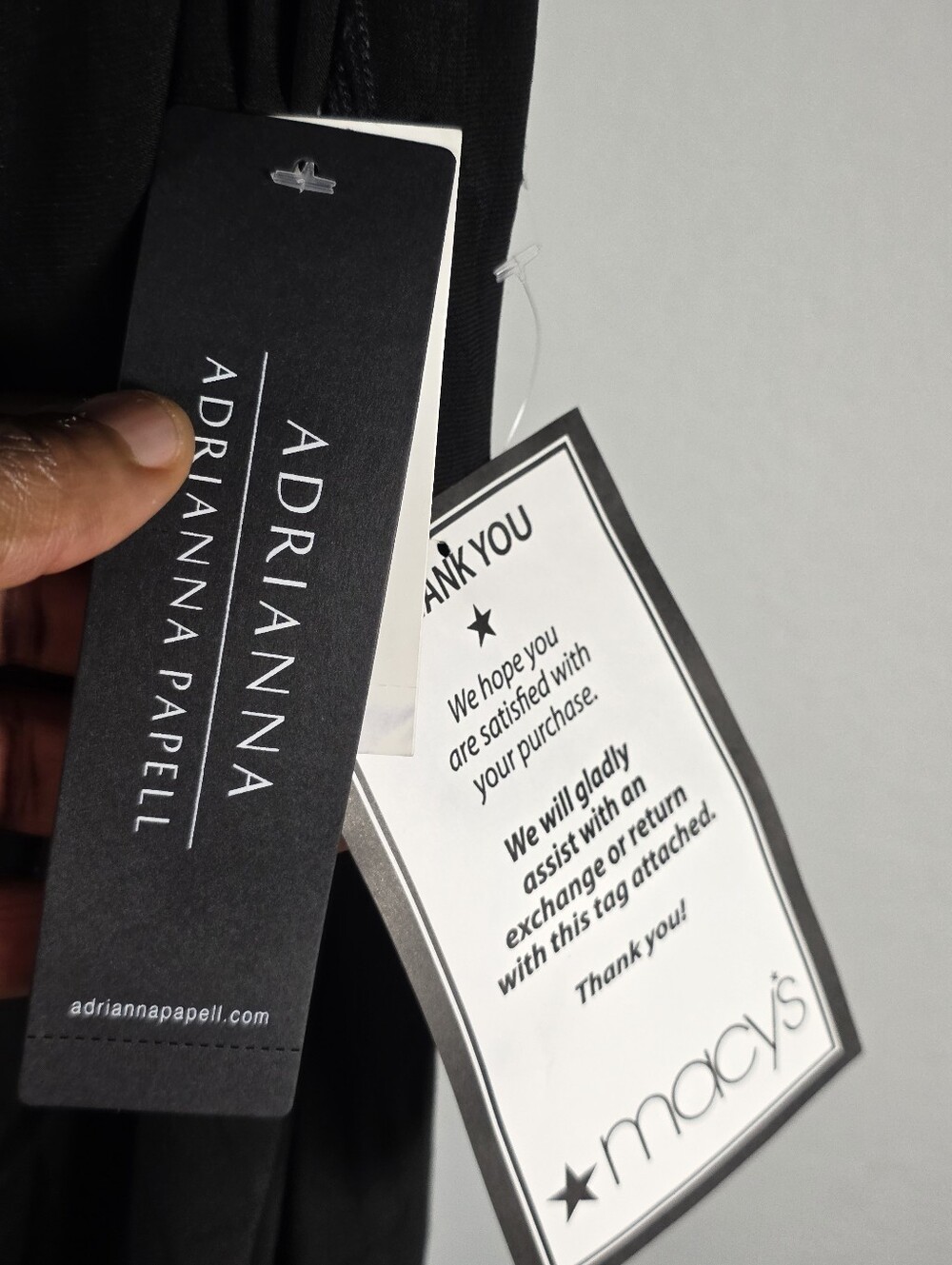 Adrianna Papell NWT Black Cowl Neck Matte Jersey Maxi Dress Size 16 $119 Strecty - Picture 6 of 10